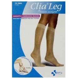 Cialeg - graduated compression stocking 70 Den size 4 clear