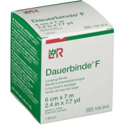 Dauerbinde F - Bandage with high elongation 6cm X 7m