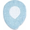 my first nest - blue pillow