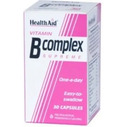 vitamin b complex supreme - vitamin & mineral supplement 30 capsules