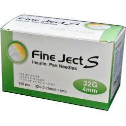 Fine ject S - 100 Needles for insulin pen 32G 4 mm