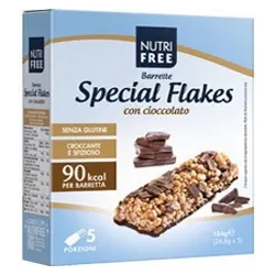 5 special flakes bars with chocolate