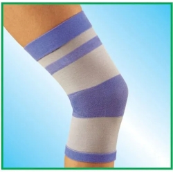 Rekordsan - Elastic knee blue gray color Size 3