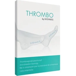 Thrombo - Anti-embolism sock for men in white color