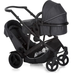 Duett 3 - Twin Stroller Melange Charcoal