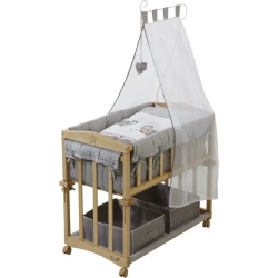 Babysitter Jumbo Twins Grey 4 in 1 - Complete cot