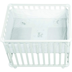 Fox & Bunny - box for children white color