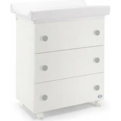 Tris - Drawer Dresser White Dove