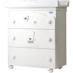 Zoe - Drawer Dresser White Cream