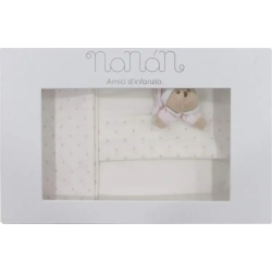 Sei la mia stella - Cot sheet set color pink
