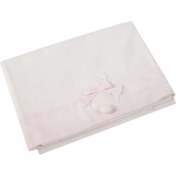fiocco - 3 pieces set of sheets for baby carriage - pink