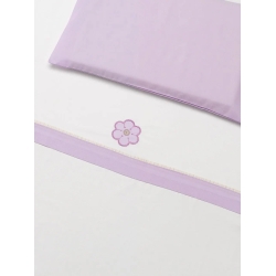 Lilo & Giò white wisteria sheet set