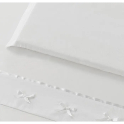Bubu cot Sheet - White