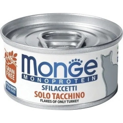 Monoprotein Chunks of turkey - wet cat food 80 gr