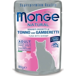 Natural Tuna / Shrimp - moist cat food 80 gr