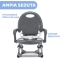 Pocket Snack - Dark Grey Booster Seat