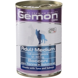 Adult Medium Tuna and Salmon - Wet Food for dogs 24 cans of 415 g
