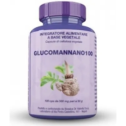 Glucomannano 100 - Meal Replacement Supplement 100 capsules