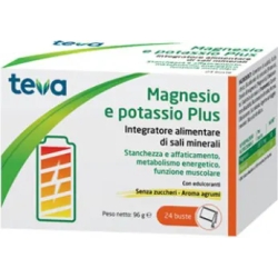 magnesio e potassio plus - minerals supplement 24 sachets