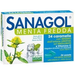 Sanagol Cold Mint - Lung Health Supplement 24 Candies