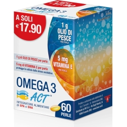 omega 3 act - heart health supplement 60 pearls 1g