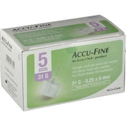 Accu-End - 100 sterile needles for insulin pen G31 5mm