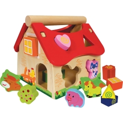 Multiactivity wooden house