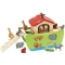 wooden Noah's Ark toy with 21 pieces