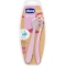2 soft silicone spoons 6+ months - pink