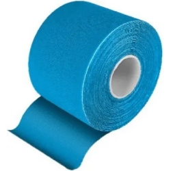 Kinesiotaping - adhesive bandage for kinesiology 5 m x 5 cm Blue