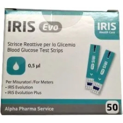 Iris Evo - 50 Blood Glucose Test Strips
