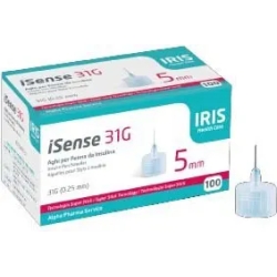 iSense - 100 needles for insulin g31 5mm
