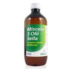 Mixture 3 Oils - Laxative oily lubricant  bottle of 250 ml