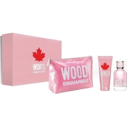 Wood pour femme gift set - eau de toilette + body lotion + pouch