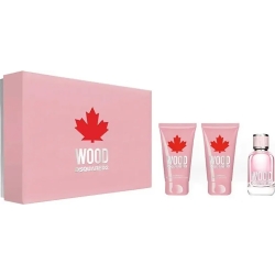 Wood pour femme gift set - eau de toilette + body lotion + shower gel