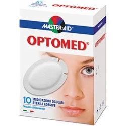 optomed - 10 dressings sterile adhesive eyepieces