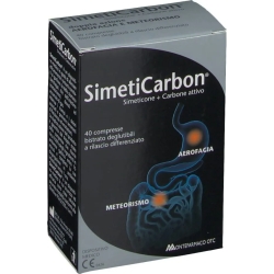 Simeticarbon - Aerophagia and meteorism treatment 30 tablets