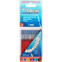 Pikdent - 10 interdental brush size 4 color Red