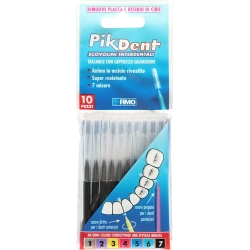 Pikdent - 10 interdental brush size 7 color black