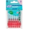 6 extra soft red Interdental Brushes 0.5 Mm