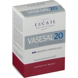 Vasesal 20 - keratolytic cream 6 Sachets