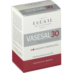 Vasesal 30 - keratolytic cream 6 Sachets