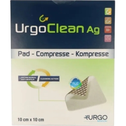 Urgoclean Ag - 5 dressings 10 cm x 10 cm
