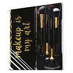 brushes set with metal casing