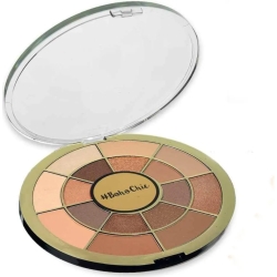 BohoChic - cosmetic bag with 16 eye shadows