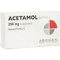 Acetamol Children - treatment  fever and pain 10 Suppositories