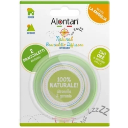 Alontan - 2 Bracelets mosquito Citronella and Geranium