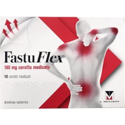 Fastuflex - 10 medicated patches of 180 mg