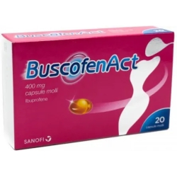 Buscofenact - Pain relief medicament 20 Capsules 400 Mg