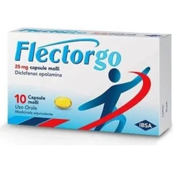 Flectorgo 25 Mg - Pain relief medicament 10 Capsules